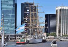 La Fragata Libertad completó su 53° viaje y desató la emoción en Buenos Aires