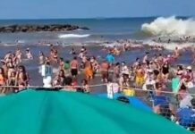 Costa Atlántica: un muerto y decenas de heridos por el impacto de un meteotsunami