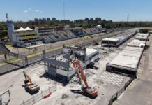 Empezaron las obras para modernizar el Gálvez para el regreso del MotoGP y la Fórmula 1