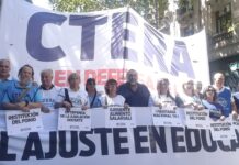 Paro docente: En repudio a la reforma laboral, la CTERA se moviliza
