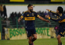 Boca goleó a Defensa y Justicia, llegó a 14 partidos sin perder y lidera la Zona A