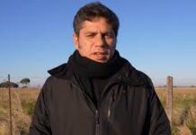 Desde Tornquist, Axel Kicillof volvió a reclamar que no haya cambios en Zona Fría