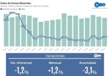 CAME: Las ventas minoristas pyme descendieron 1,2% interanual en mayo