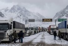 Mendoza: Más de 1.500 camiones permanecen varados en el Paso Cristo Redentor