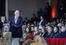 Nicolás Pino reclamó el fin definitivo de las retenciones, en la apertura oficial de La Rural