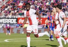 Huracán venció 2-0 a San Lorenzo con un doblete de Jordy Caicedo