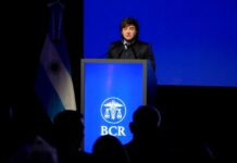 Javier Milei en la Bolsa de Comercio de Rosario: “por qué tanto ruido con la morosidad”