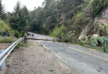 Corte total en la Ruta 40 tras un desmoronamiento en la zona de Villa La Angostura